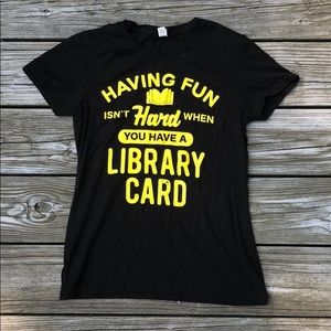 “Library Card” Graphic Tee